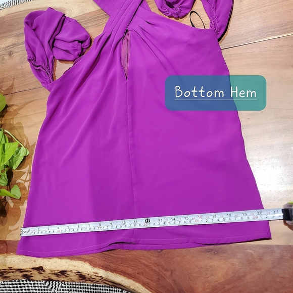 Boutique Vintage Keyhole Choker Off Shoulder Bishop Sleeve Satin Top - Picture 12 of 14